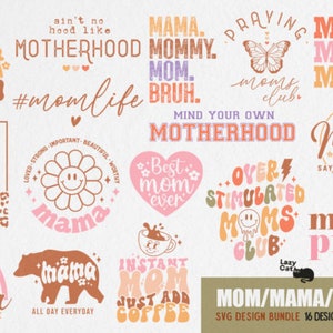 Paquete de diseño SVG del Día de la Madre