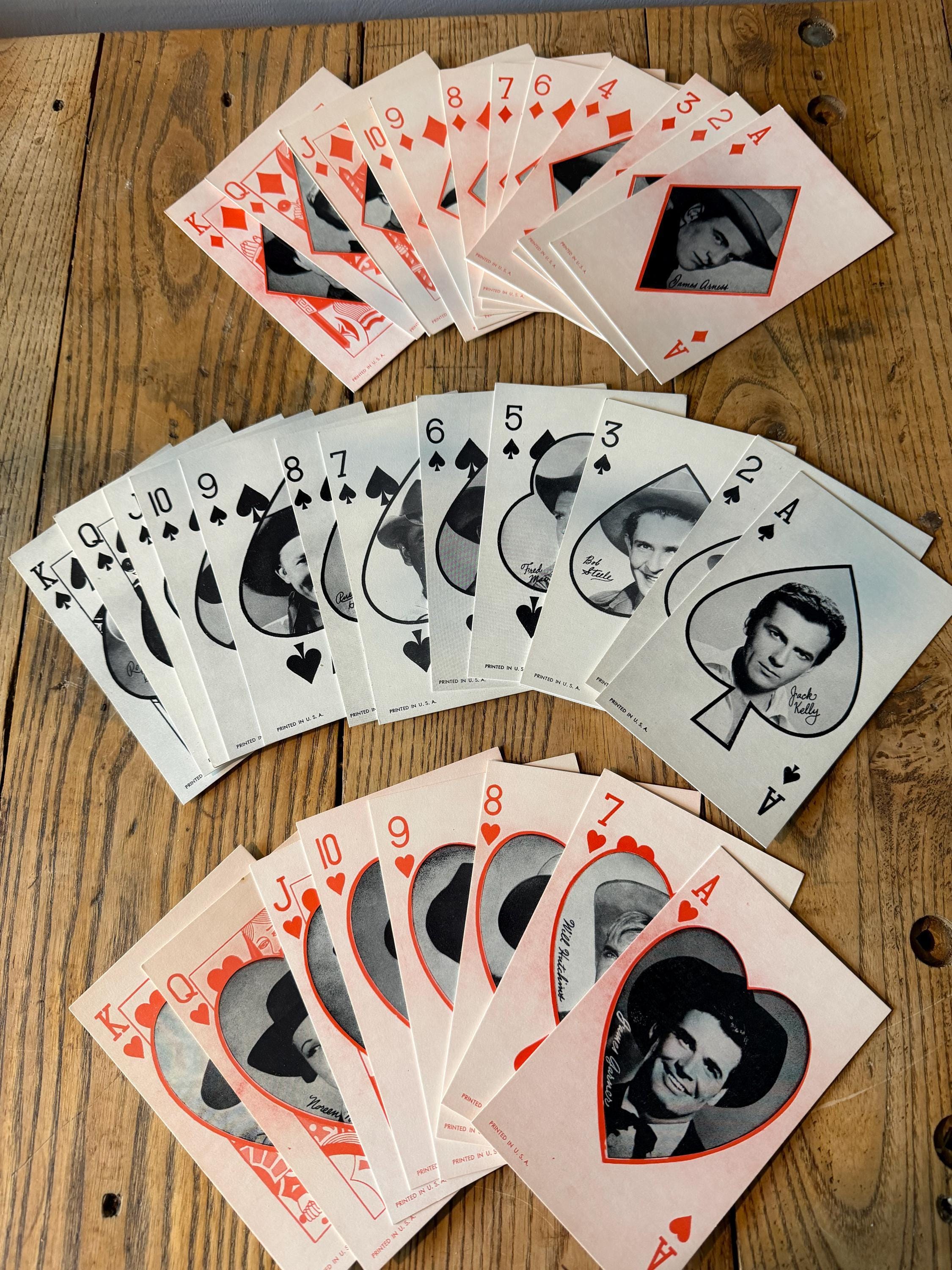 Movie Star Playing Cards - Etsy