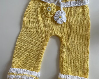 Handgestrickte Hose für Babys