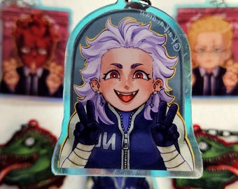 Dorohedoro acrylic keychain double sided DRHDR Shin Noi Kaiman rainbow