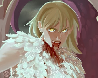 Falin Touden Foil Print Dungeon Meshi Delicious in Dungeon