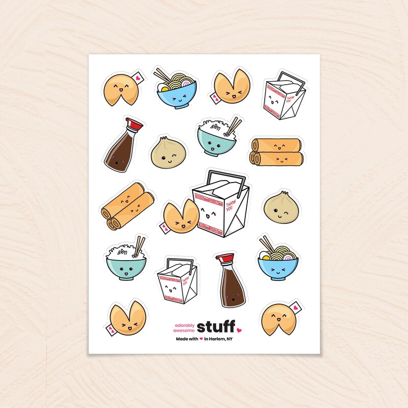 Chinese Stickers - Etsy