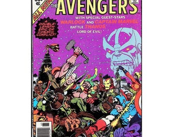 Marvel Comics Avengers Annual # 7 Thanos Death of Warlock Gamora Pip VG