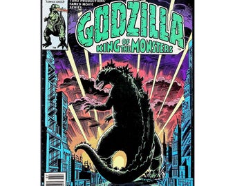 Marvel Comic Godzilla King of the Monsters #24 Avengers FF Spider-Man Newsstand