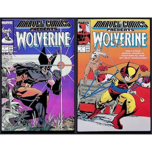 Marvel Comics Presents #1 #5 1988 Wolverine 1st Issue Madripoor Patch 2x Lot