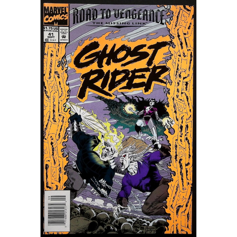 Ghost Rider Road to Vengeance the Missing Link #41 Newsstand Marvel ...