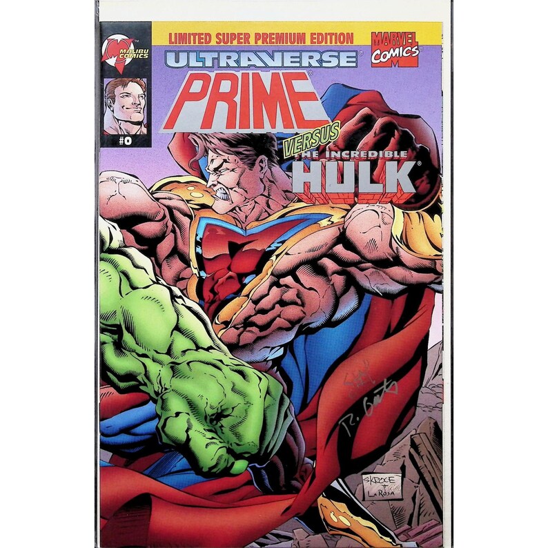 Marvel Comics Comic Ultraverse Prime Versus the Incredible Hulk #0 ...