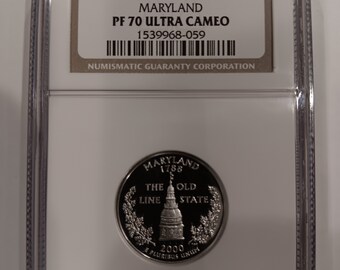 2000 メリーランド 1788 25 セント硬貨 - Etsy 日本