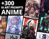 Midjourney Professional Prompts for Anime Characters | Midjourney Dall e Stable Diffusion, AI Art | PNG