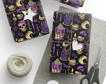 Goth Birthday Wrapping Paper | Cute Wrapping Paper | Birthday Wrapping Paper | Goth | Rude Wrapping Paper | Funny Wrapping Paper | Gothic