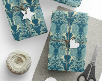 Gemini Zodiac Wrapping Paper | Astrology | Cute Wrapping Paper | Shabby Chic Wrapping Paper | Wrapping Paper | Birthday Wrapping Paper