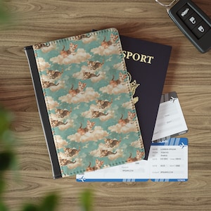 Faux Leather Kittens Passport Cover | Passport Holder | Passport Covers | Kids Passport Cover | RFID Passport Cover | Document Holder
