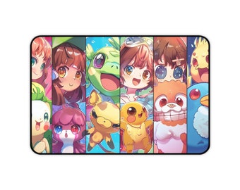 Gorgeous Anime Desk Mat | Cubicle Decor | Manga Desk Mat | Cute Office Desk Pad | Gaming Desk Mat | Anime Desk Pad | Kawaii Office Decor