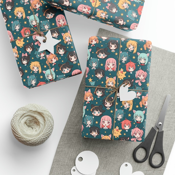 Anime wrapping paper discount