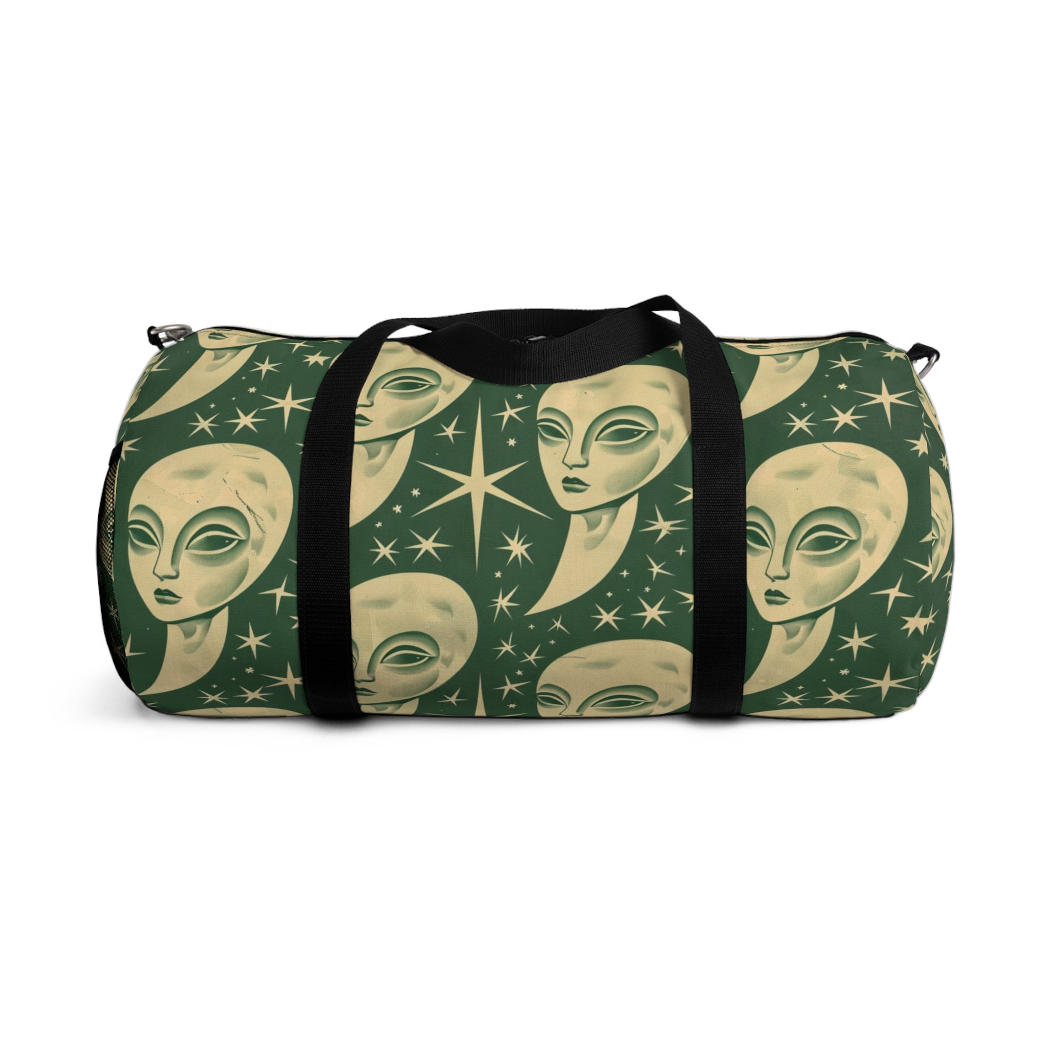 Alien Print Duffel Bag | Retro Gym Bag | Cute Dance Bag | Cryptid ...