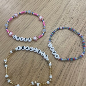 Multi pair custom made bundle TAYLOR SWIFT ERAS Tour Friendship Bracelets image 9