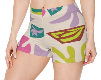 Women's Shorts (AOP) Summer Beech Shorts Gym Spring Shorts Night Dress Shorts Festival Travel Shorts Girls Gift For Friends