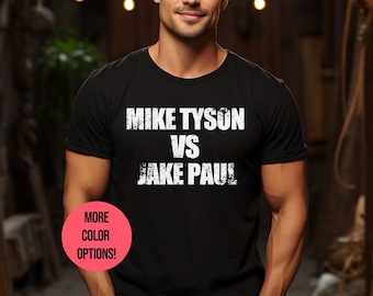 Mike Tyson VS Jake Paul Fight Shirt, Mike Tyson Tshirt, Jake Paul Tshirt, 2024 Boxing Match, Jake Paul vs Mike Tyson, Boxing Match Shirt