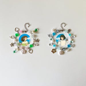 Spirited Away Inspired Bracelet Set: Handmade Beaded Anime Jewelry