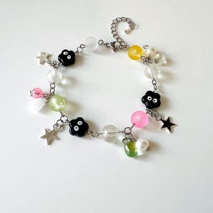 Spirited Away Inspired Bracelet: Handmade Beaded Anime Charm Bracelet