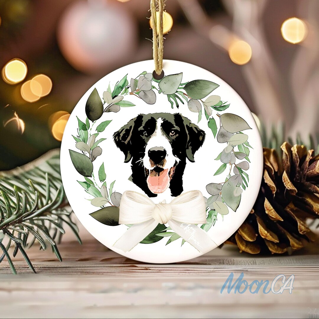Personalized Pet Ornament Using Pet's Photo Name, Custom Ornament ...