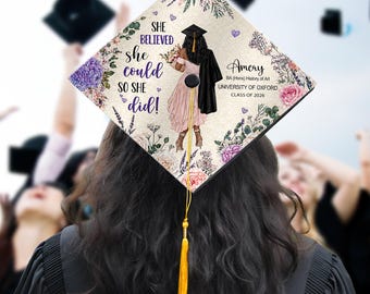 Personalized Graduation Cap Topper, Black Queen Graduation Decoration, Class Of 2026 Cap Topper, Senior Cap Decor, African Grad Cap Topper