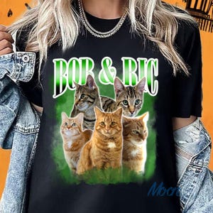 Custom Dog Vintage Washed Shirt,custom Cat Graphic Unisex T
