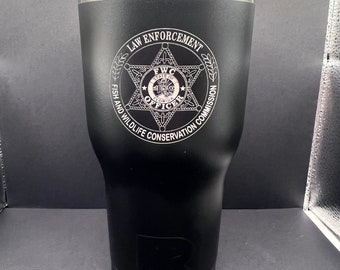 FWC Badge Tumbler (Standard or 25th Anniversary Badge) - 20 oz