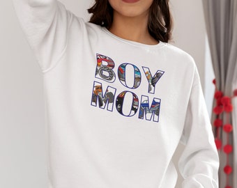 Junge Mom Monster Truck Sweatshirt, Geschenk zum Muttertag