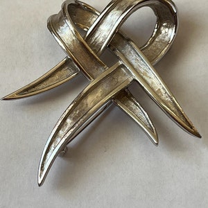 Marcel Boucher Double Ribbon Brooch