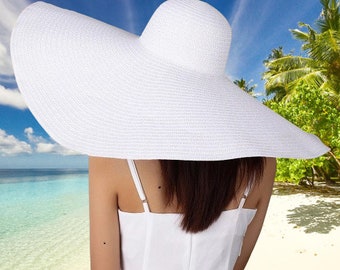 Wide Brim Sun Hat for Women, Foldable Travel Hat, Sun Protection Hat, beach hat, Outdoor Gardening Hat, Lightweight Summer Hat