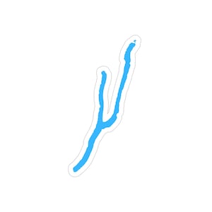 Keuka Lake gestanste sticker