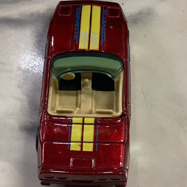 Mattel 1988 Hot Wheels 1983 Custom Corvette Convertible. See Photos!