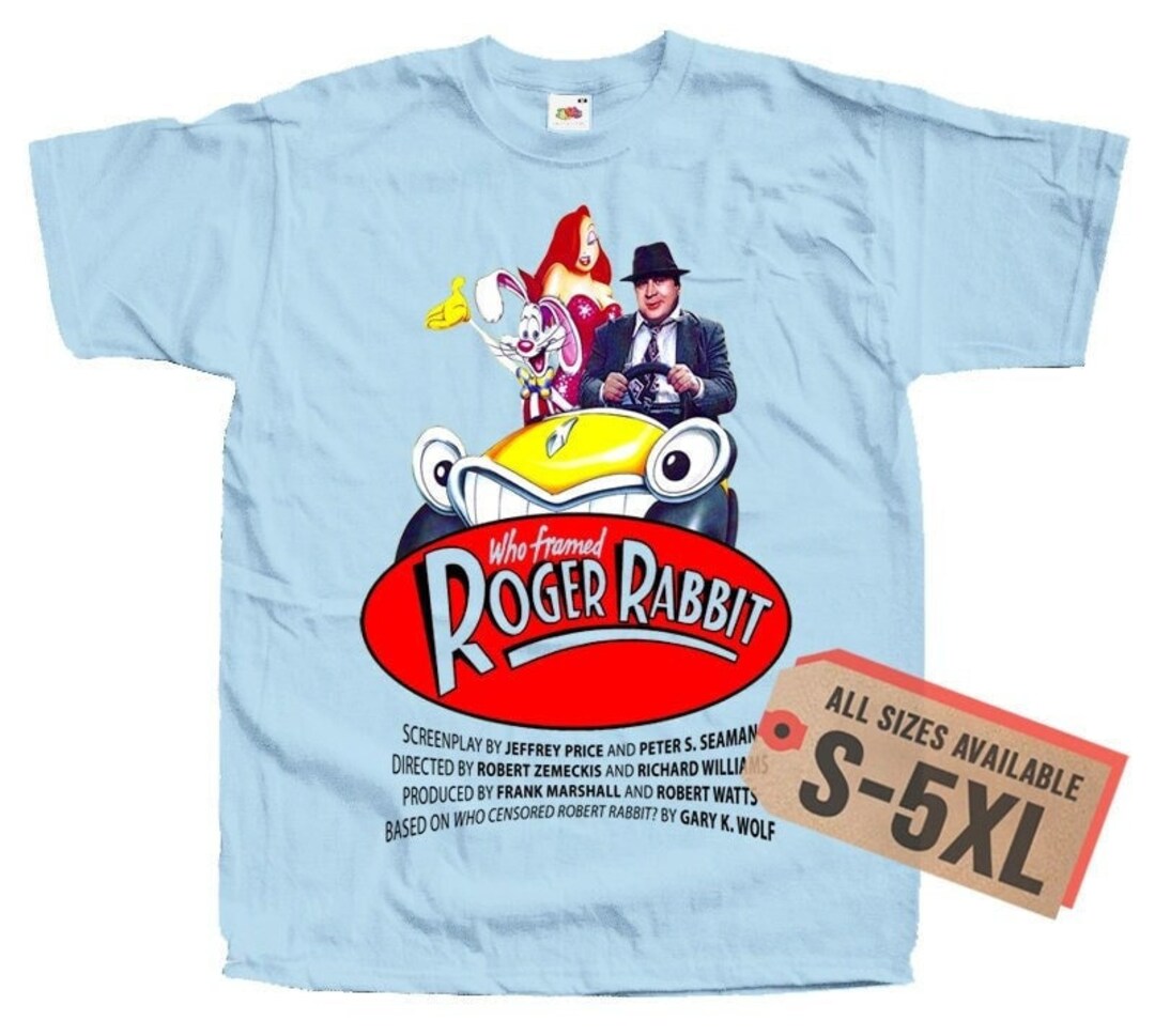 Who Framed Roger Rabbit V9 Poster Men T Shirt All Sizes S-5XL - Etsy