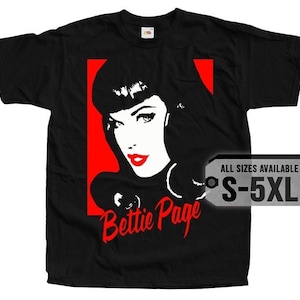 Bettie page t shirt - Etsy 日本