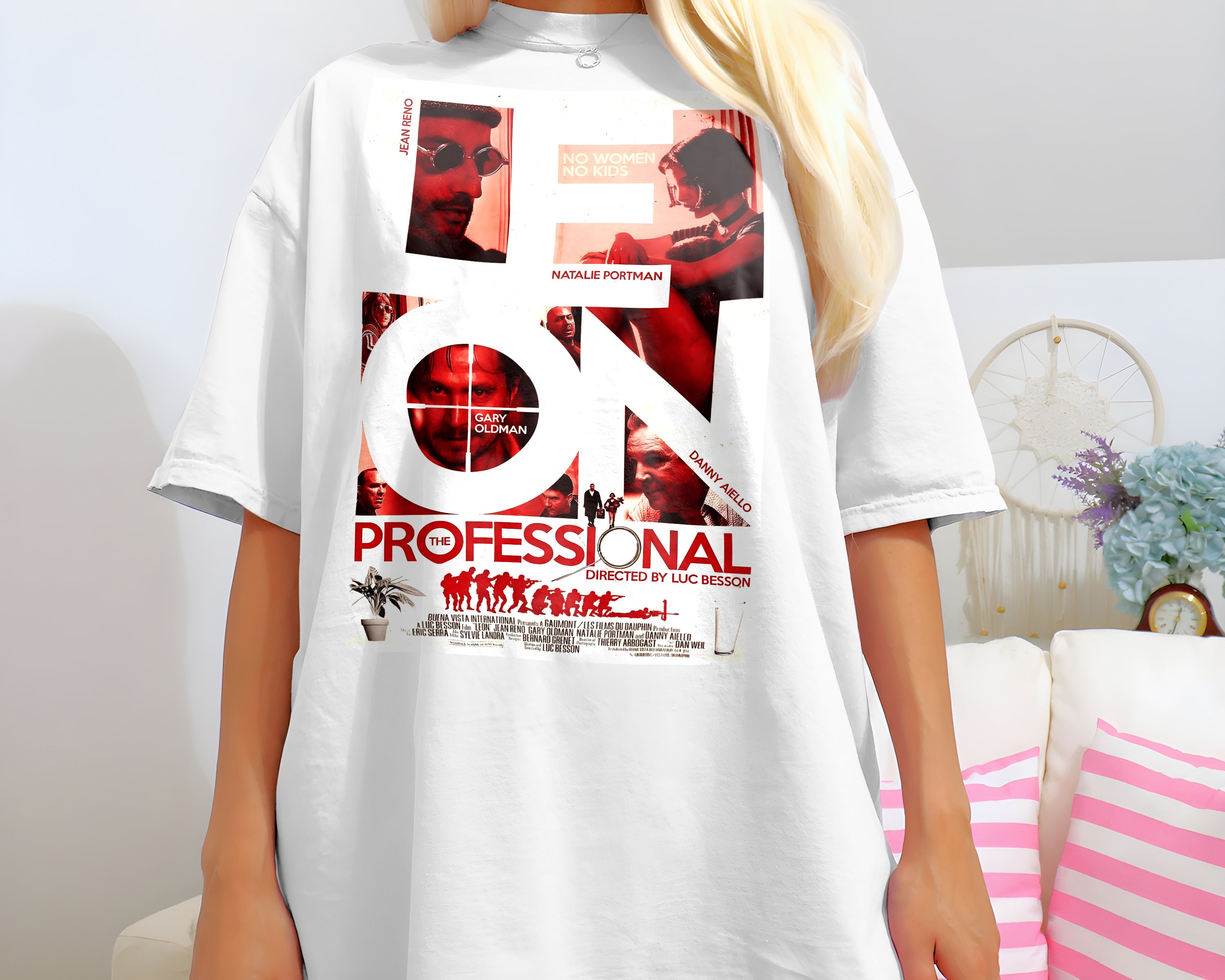 Leon The Professional V7 Movie Poster Classic Movie Unisex T Shirt all sizes S-5XL