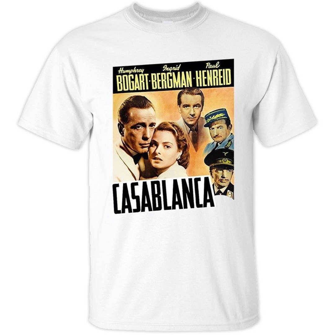 女性に人気！ Casablanca Etsy - S-5XL Sizes All Shirt T Men Poster V2 ウェア