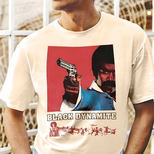 Black Dynamite V4 Movie Poster Classic Movie Unisex T Shirt all sizes S-5XL