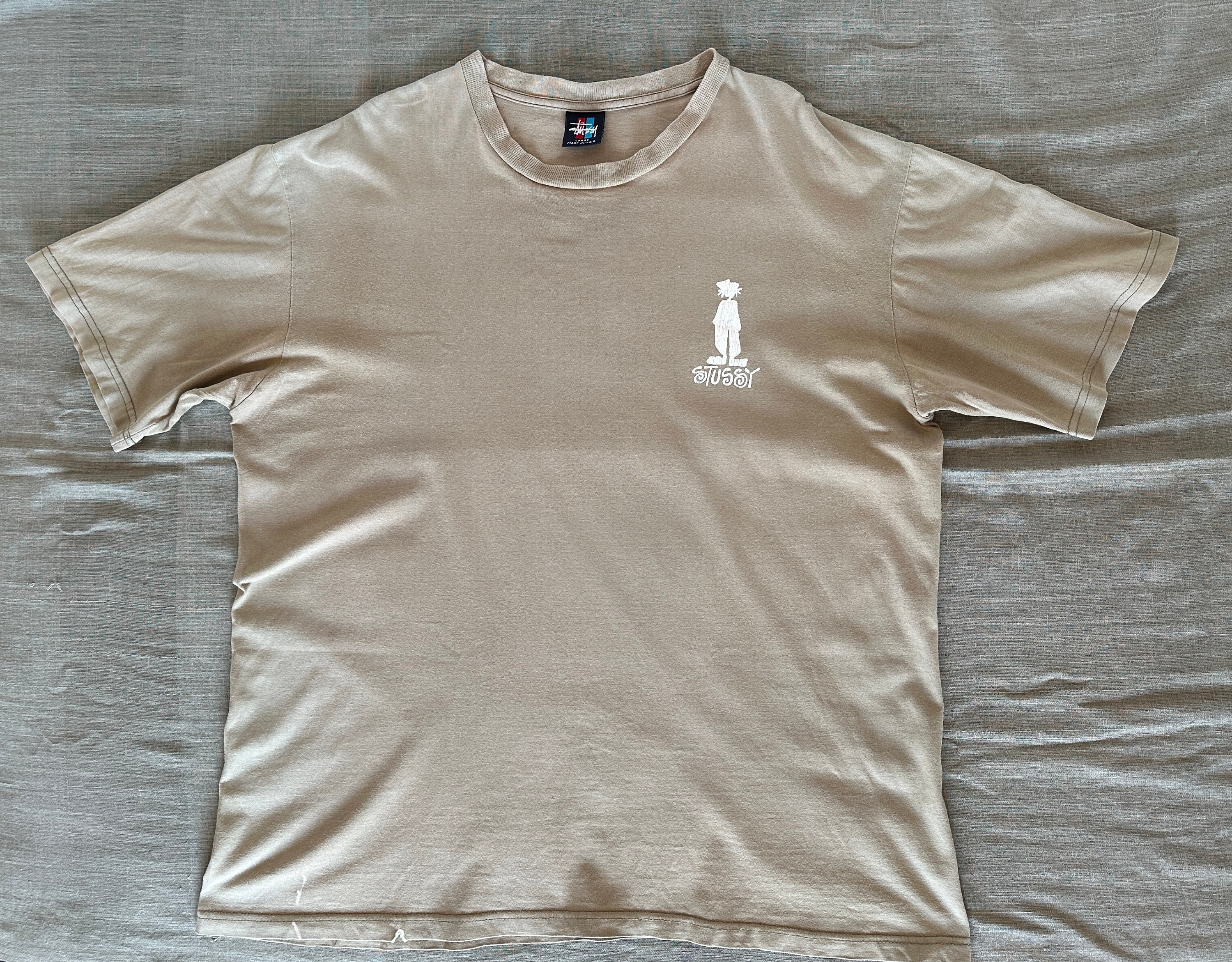 アラレれれ　old stussy 90s 90s OLD STUSSY/Apple Logo Tee/S/USA think different size M