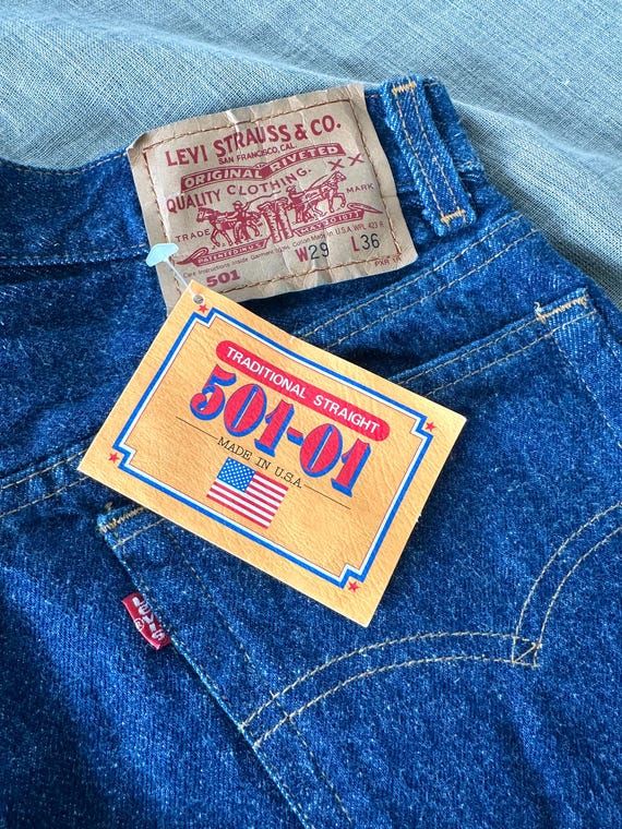 Levi’s 90s 00s USA製 501-0000 DEAD STOCK Vintage DEADSTOCK 90s Levi's 501 Jeans USA MADE 501-0000 Tag