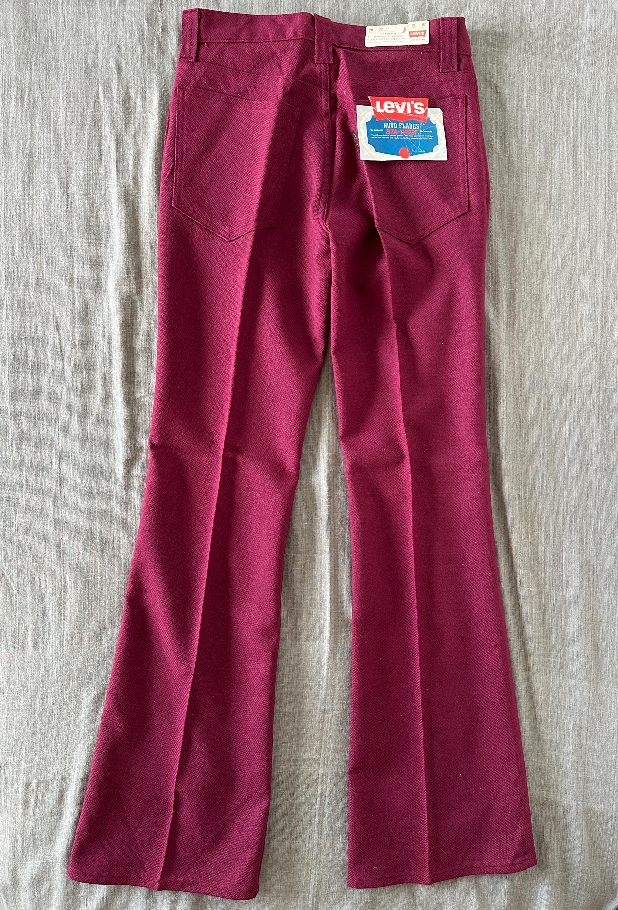 Vintage Levis Staprest Big E Trousers 646 DEADSTOCK From the 70