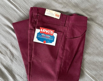 Vintage Levis Staprest Big E trousers 646 DEADSTOCK from the 70's.