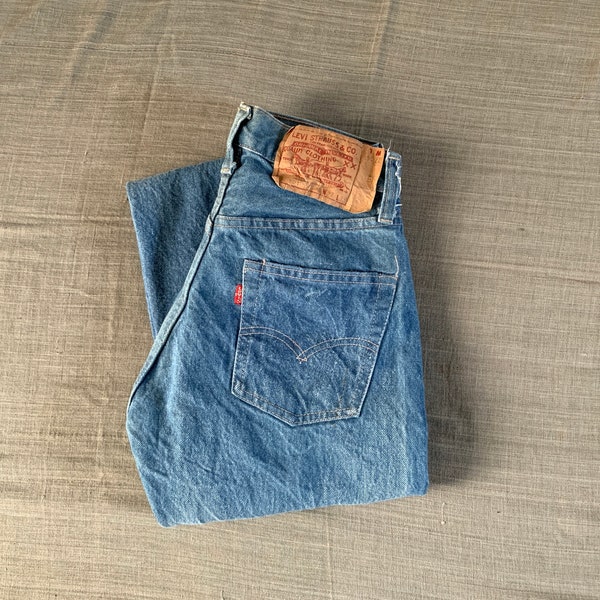 Vintage LEVIS 501 late 66 models redline from 70s