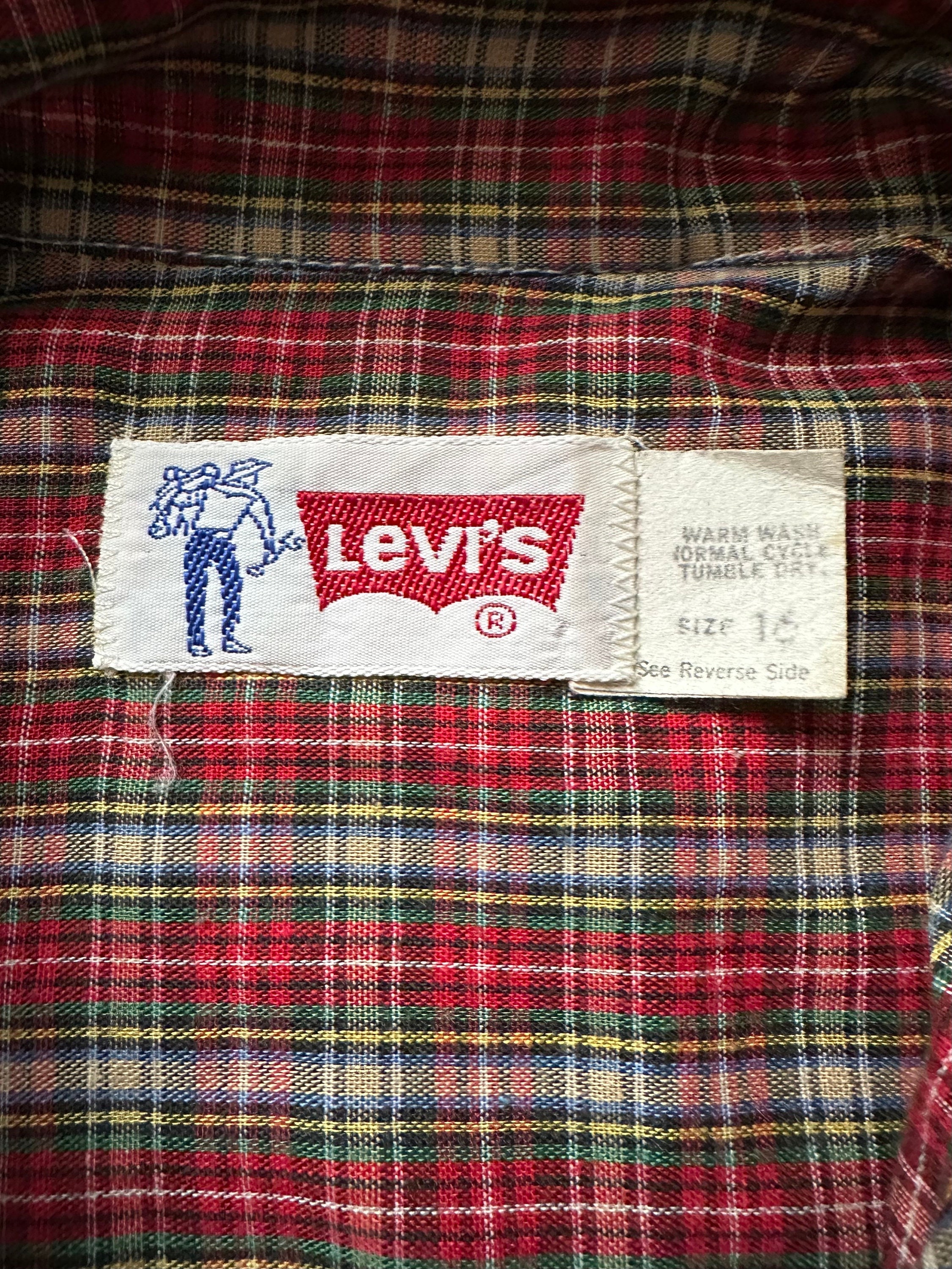 Vintage Levis Checked Saddleman Shirt From 70's - Etsy