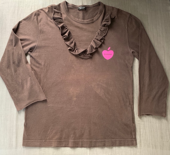 Comme des Garçons, Fiona Criminal on Comme des Garcons HOMME Plus 3/4 sleeve shirt