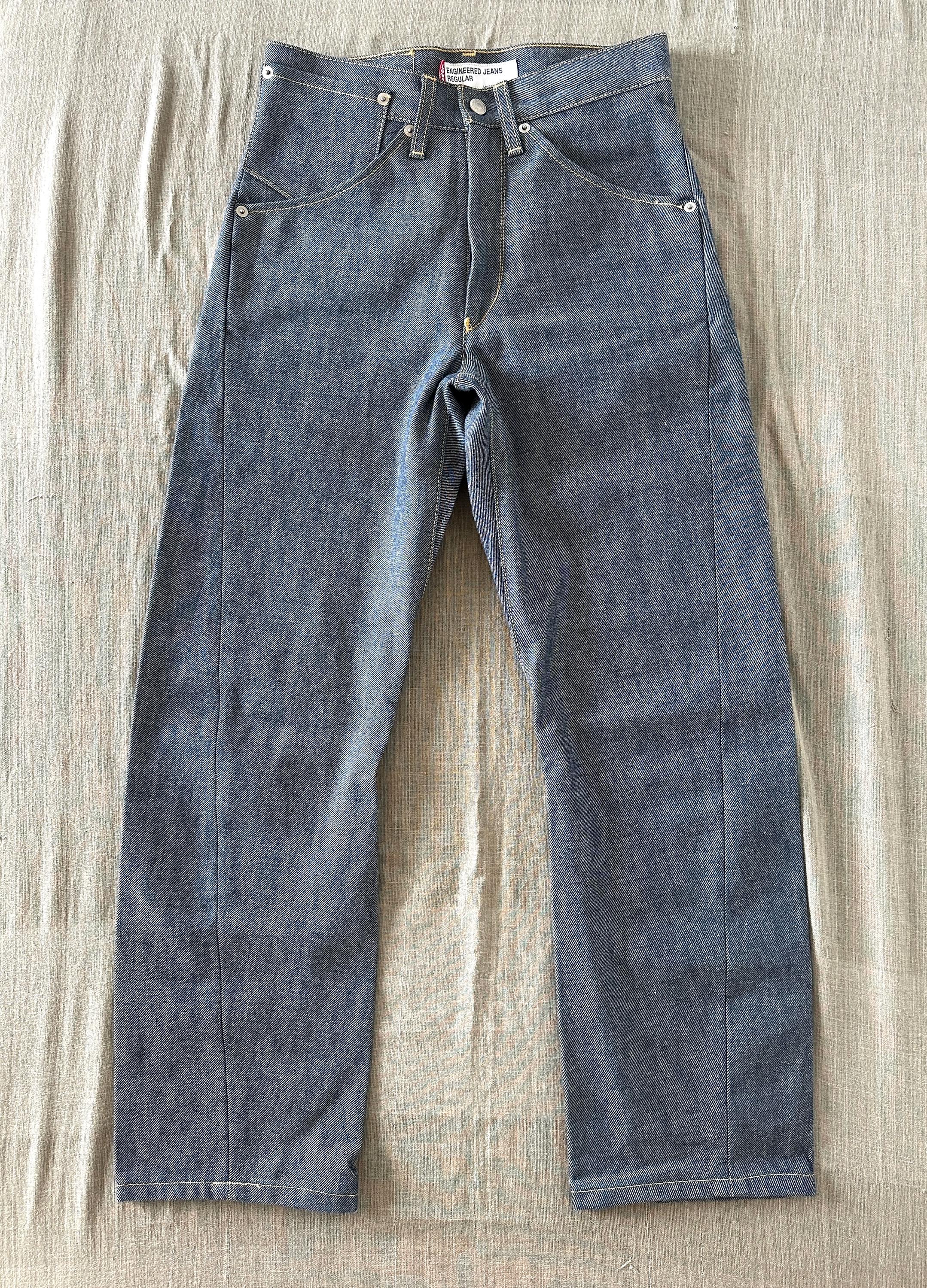 Engineered Jeans by LEVIS Vintage 3D Denim From 2000, W27 - Etsy Engineered Jeans by LEVIS Vintage 3D Denim From 2000, W27 - Etsy