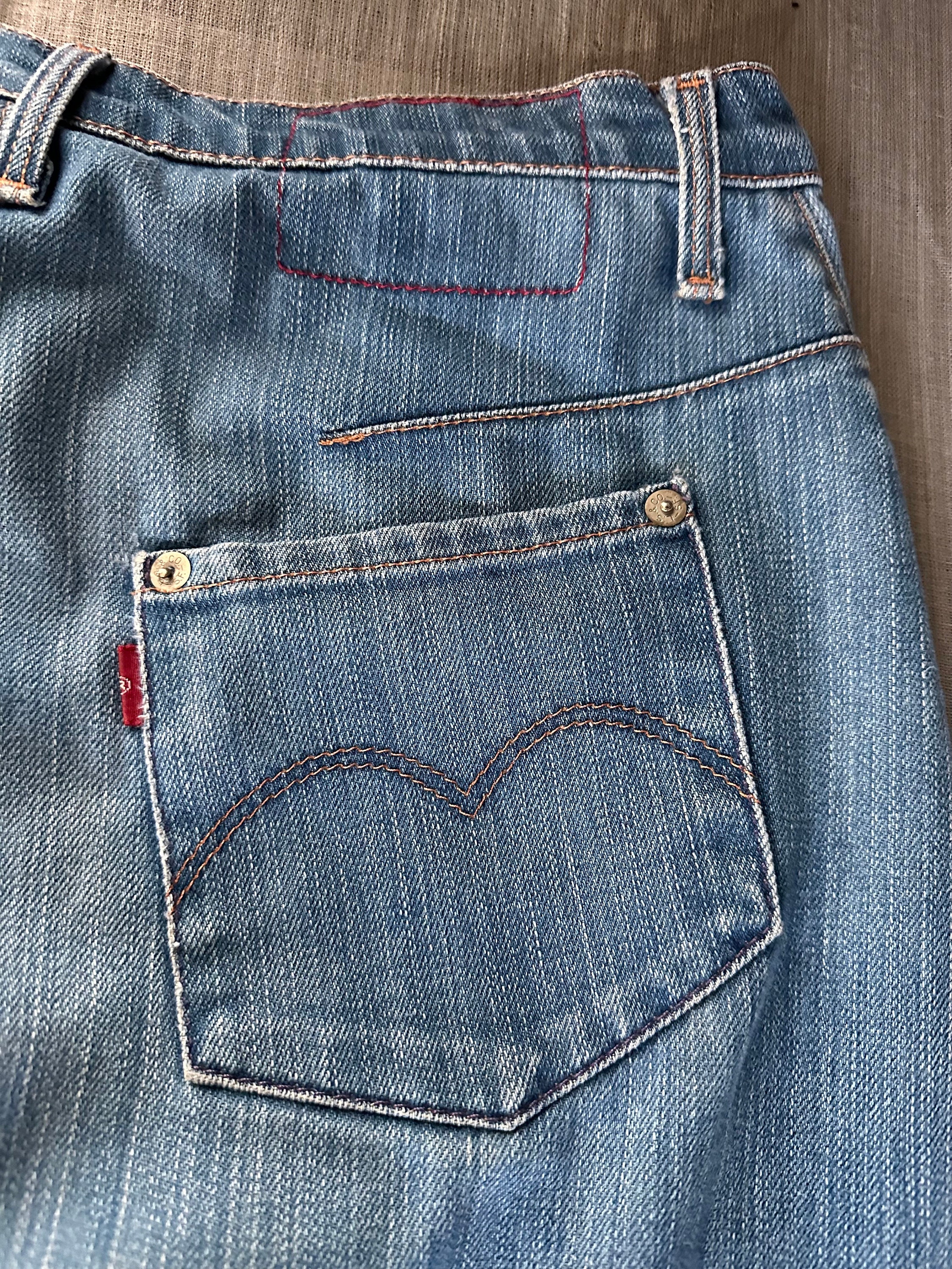 M 00s Levi's RED 3D CUT Denim Coverall