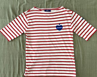 Fiona Criminal on Saint James  Sailor Vasque tee