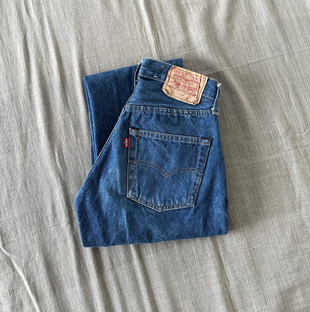 Vintage LEVIS 501 Redline Grunge Denim From 80's, W27 - Etsy