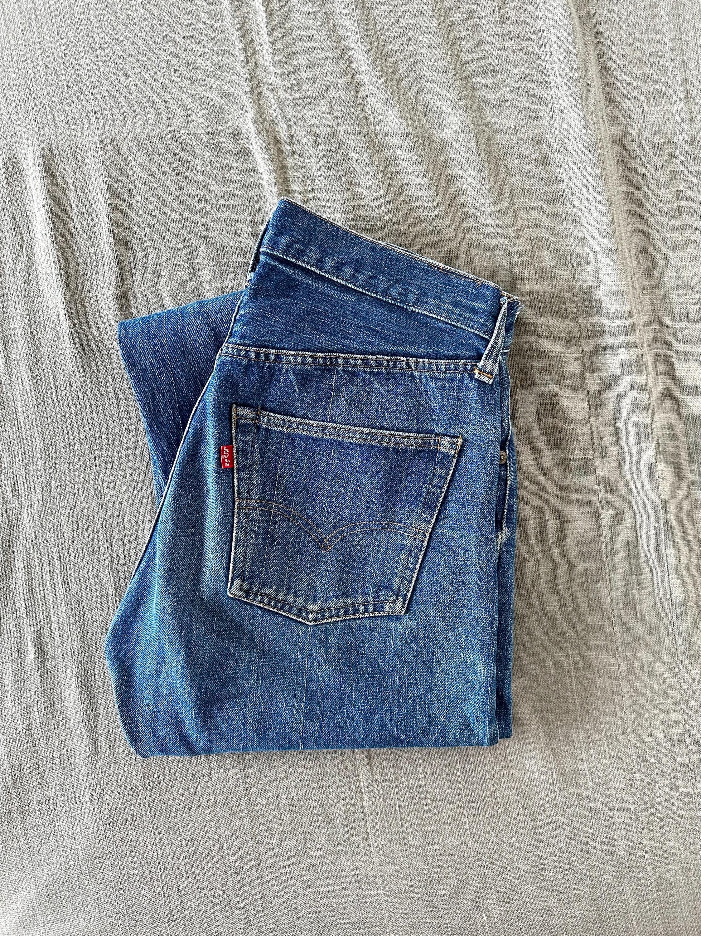 1970's Levi’s 501e 66 single stitch Vintage LEVIS 501 Single Stitch Denim From 70s, 66 Model W29